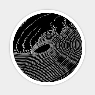 Pacific Waves V Noir Magnet